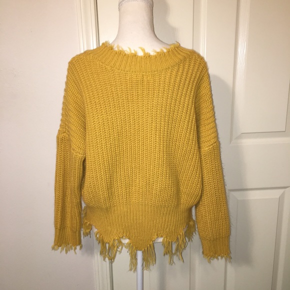 Main Strip Oversized V-Neck Sweater - Picture 4 of 9